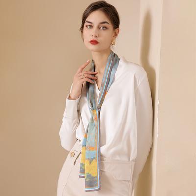 Women's Long Silk Scarves