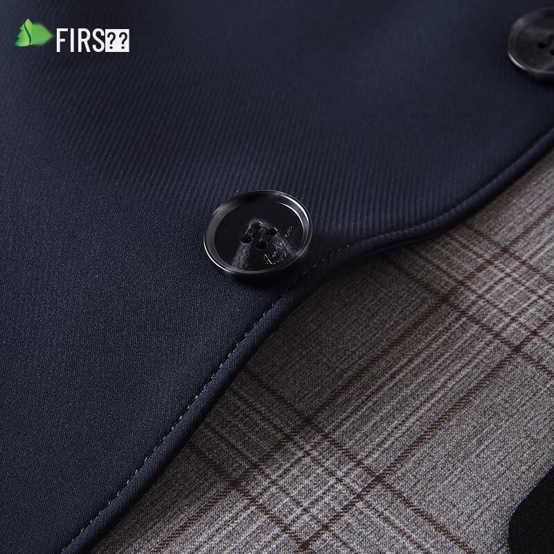 Shanshan Men's Mid-Length Business Casual Trench Coat