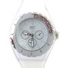 [L9070] - Rhinestone Watch 'Absolu' Pale Pink White - 38 Mm