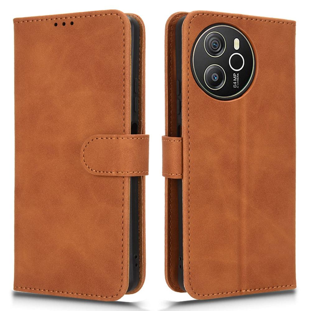 

Для Blackview Shark 8 Чехол Устойчивый к царапинам PU Кожаный Флип Чехол Для Телефона Brown