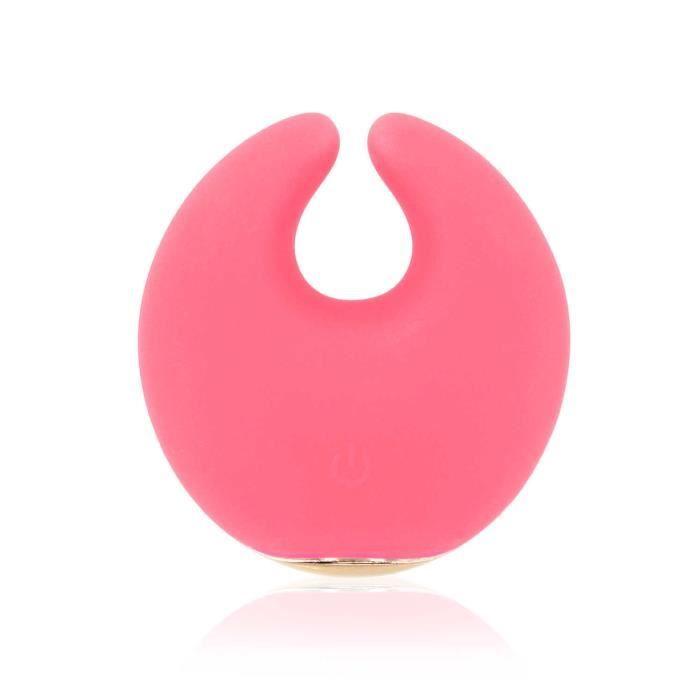 Stimulateur vibrant - Moon - Silicone - Rose - Rechargeable - 2 moteurs puissants