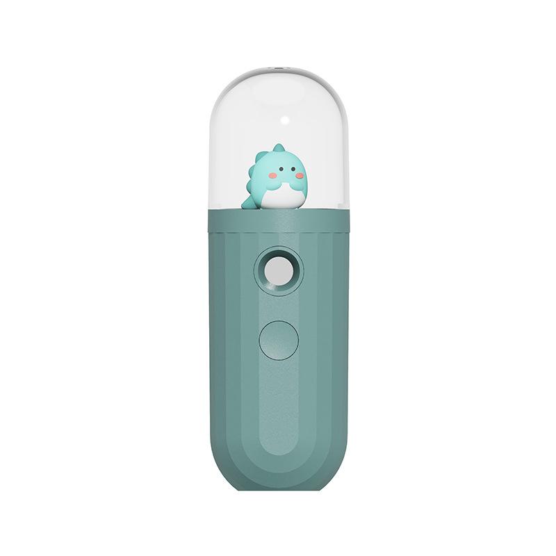 

Air Humidifier Handheld Portable Charging Spray Mist Maker for Home Little dinosaur (green)