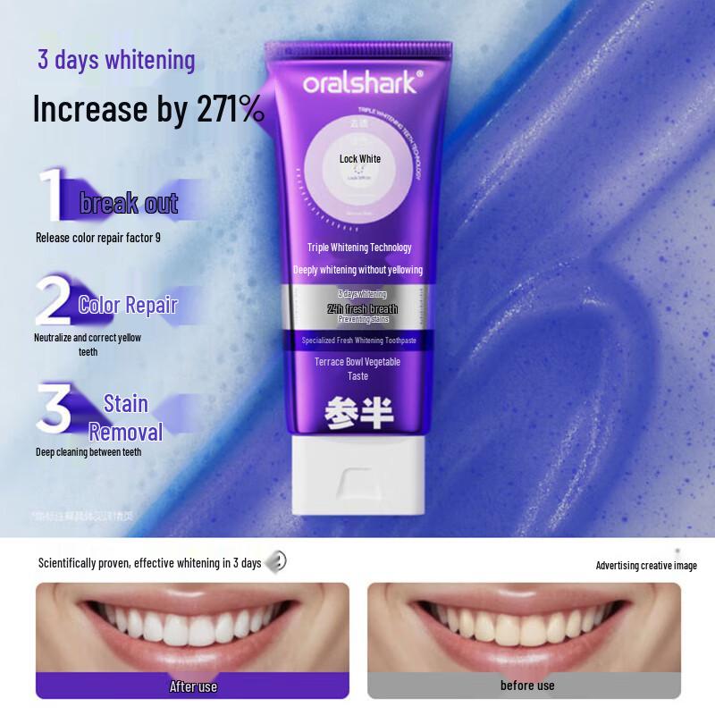Half-Life Professional Color Correcting Whitening Toothpaste