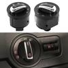 SORGHUM 5ND941431A 5ND941431B For VW Golf 5 6 GTI Mk5 Mk6 Jetta 5 6 Passat B6 Touran Tiguan SEAT Chrome Headlight Window Switch