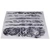 6pcs Full Arm Tattoo Sticker Temporary Waterproof Fake Tattoos Stickers for Women Men