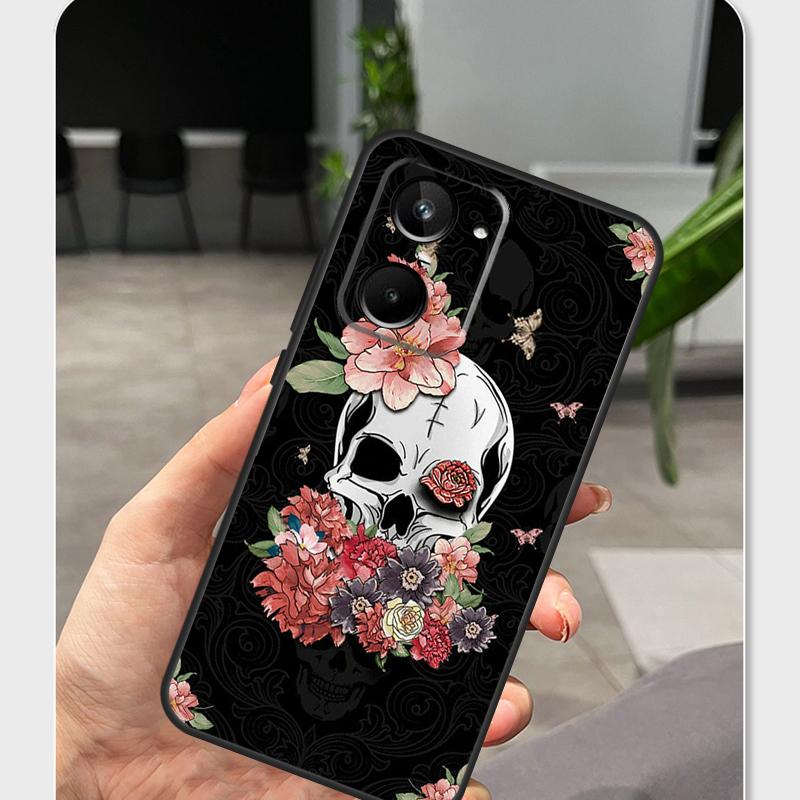 Cool Skull Gothic Case For Realme 15 13 12 10 11 14 Pro Plus GT6 GT7 C55 C51 C35 C33 C61 C65 C67 C53 C71 C75