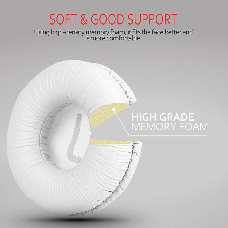 1Pair Ear Pad Cushion Cover Earmuffs for WH-CH500 510 ZX330BT 310 110 600 V250 70mm Headphones Comfortable To Wear