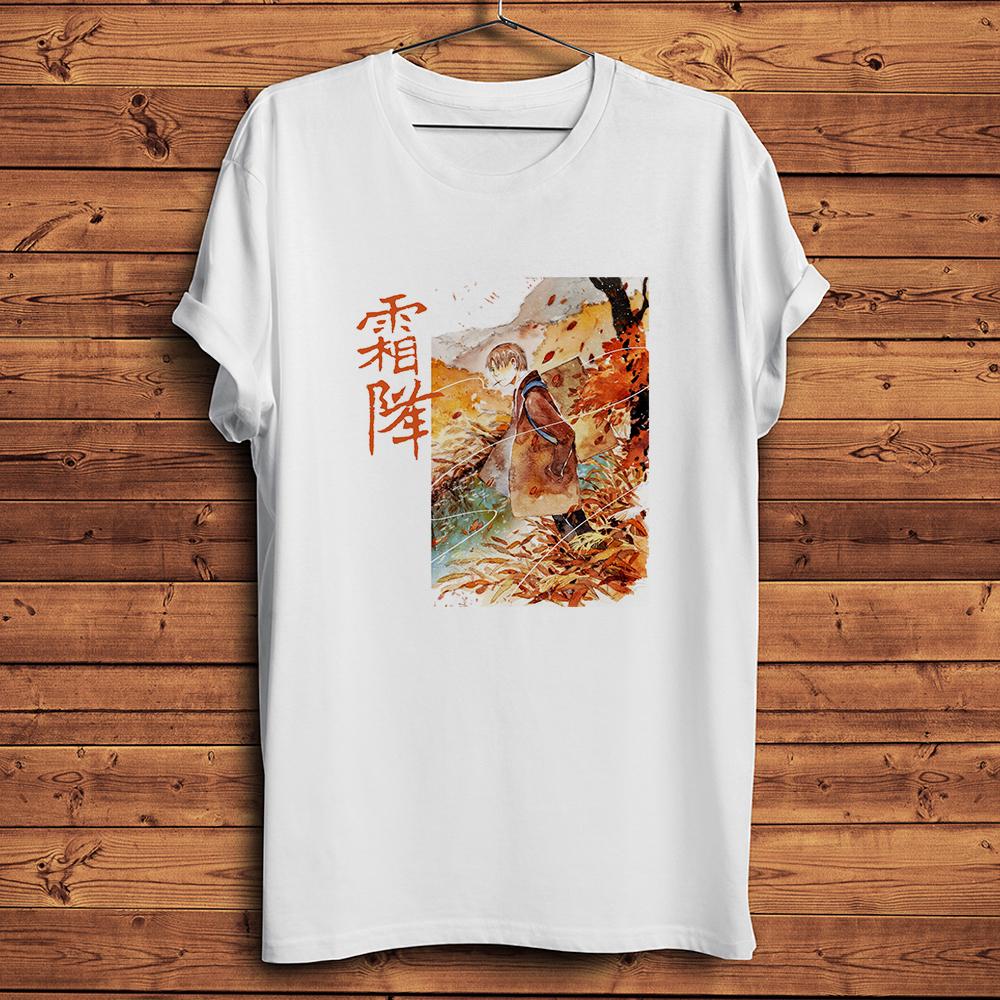 Mushishi Unisexga Ginko Frosts DescentFunny Anime TshirtShort Sleeve Casual Oneck Unisex TShirt Nocracking Breathable Print S