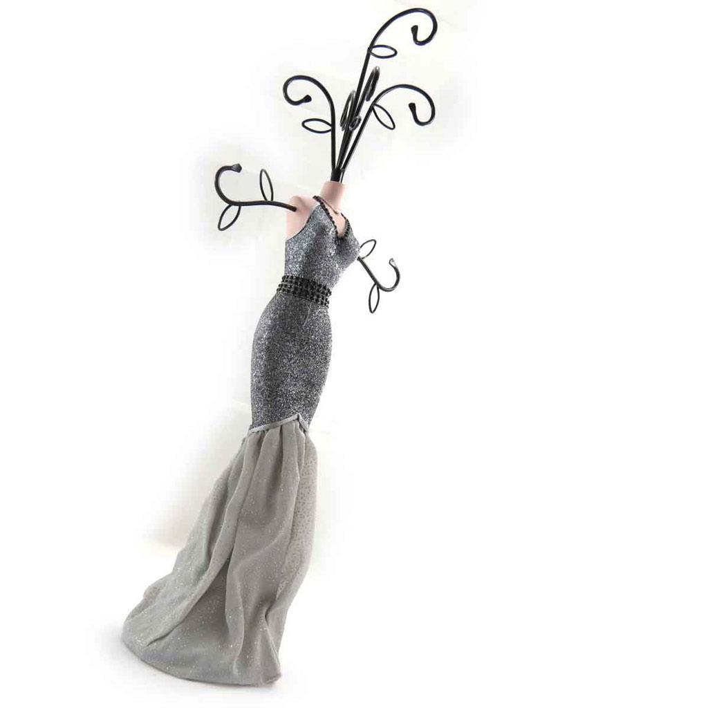 Les Trésors De Lily [J8341] - Gray 'Belle Epoque' Necklace Holder