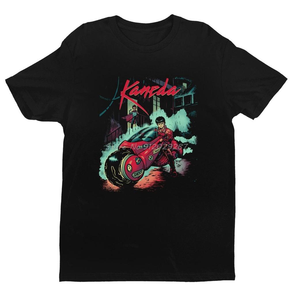 Stylish Neo Tokyo Rain T Shirts Men Vintage Short Sleeved Manga Tshirt Kaneda Japanese Anime Tshirt Pure Cotton Tee Tops