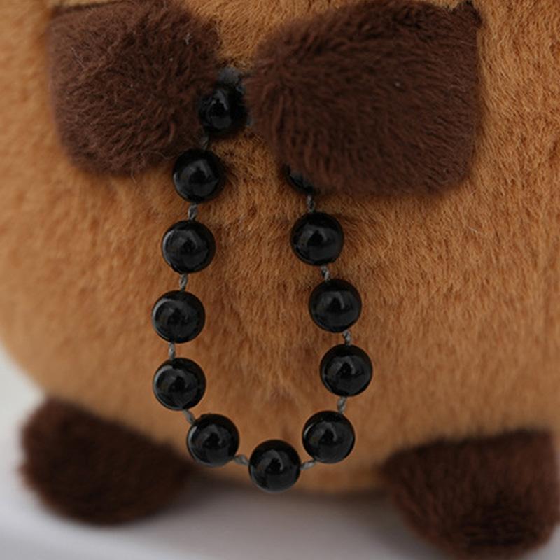 Capibala Doll Cute Capybara Plush Toy Key Chain Backpack Ornaments Bag Pendant