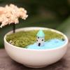2 Pcs Mini Windmill Lighthouse Figurine Tiny Lighthouse Resin Model for Micro Landscape DIY Dollhouse Accessories Bonsai Planter Pots Crafts