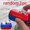 Cartoon Hello Kitty keyboard Pendant Kawaii Healing and Decompression Four Panel Button Keychain Backpack Pendant