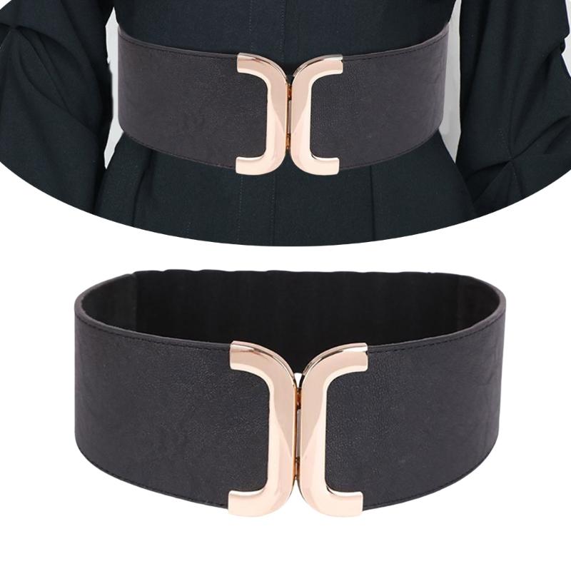Street Styles Belt Leather Trendy Waist Belts Ladies Western Styles Waistband Fashion Waist Accessory