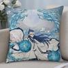 Movie NEZHA  Cushion Cover Cushion Covers Natural Linen Breathable Sofa Bedroom Decor Pillowcase