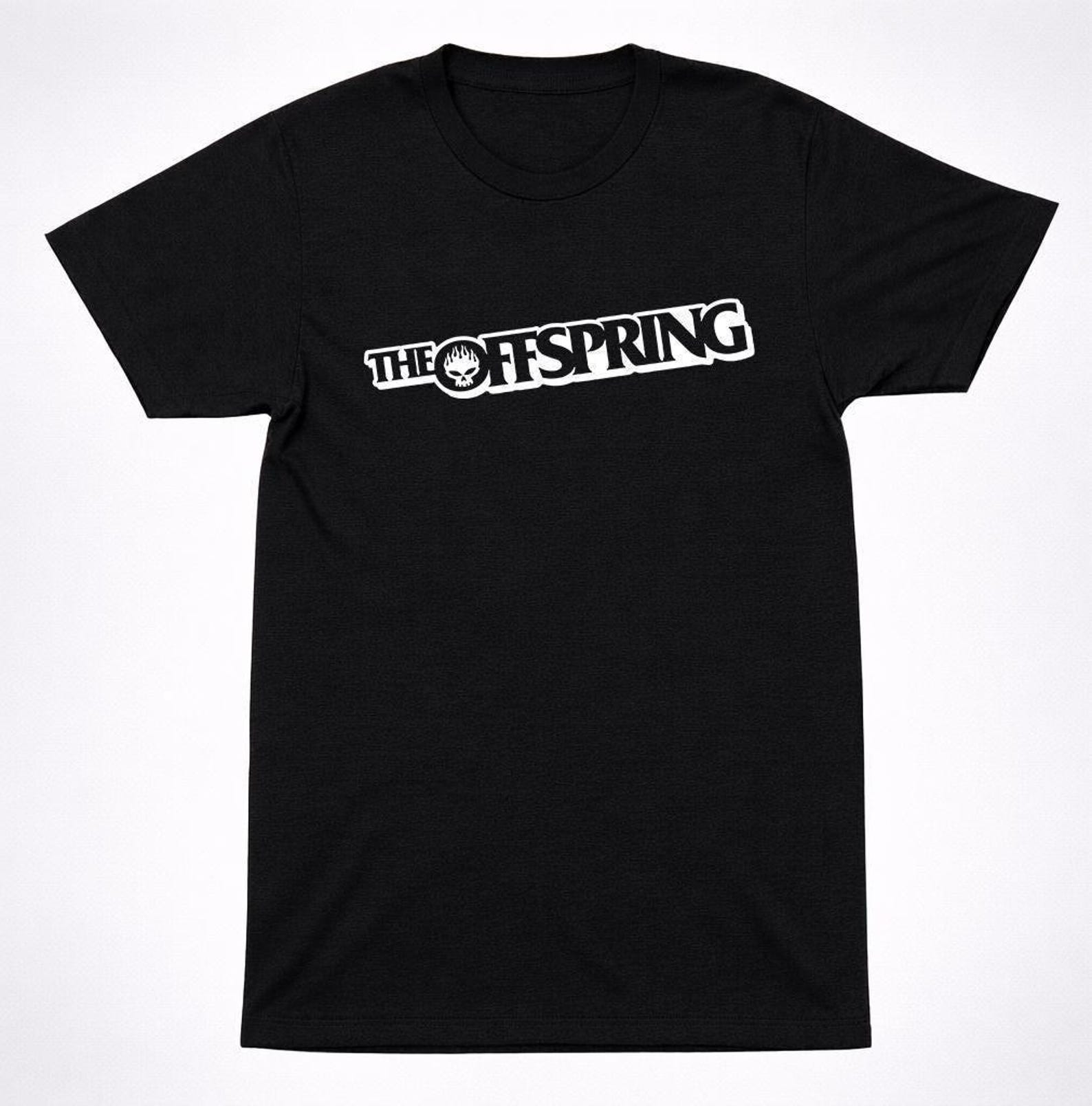 The Offspring Skull-O Logo Punk Rock T-Shirt: Classic 90s SoCal Style - Vintage Band Tee, Unisex Cotton, Punk Attitude Apparel L