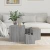815988 vidaXL Side Tables 3 Pcs Sonoma Grey Engineered Wood