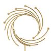 Iron Handmade Abstract Metal Sculpture Gold Indoor Display Metal Artwork  Study Room Display Craft