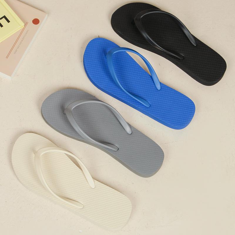 Beach Flip-flops Cool Slippers Women's Fashion Solid Color Versatile New Simple Classic Soft Bottom Summer Flip-flops Women