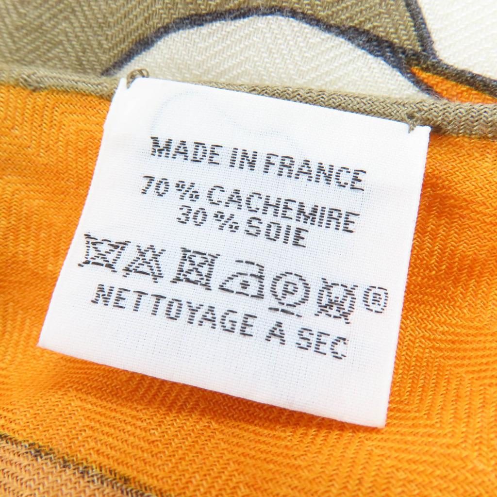 Great HERMES scarf ON A SUMMER DAY multicolor cashmere Women Used