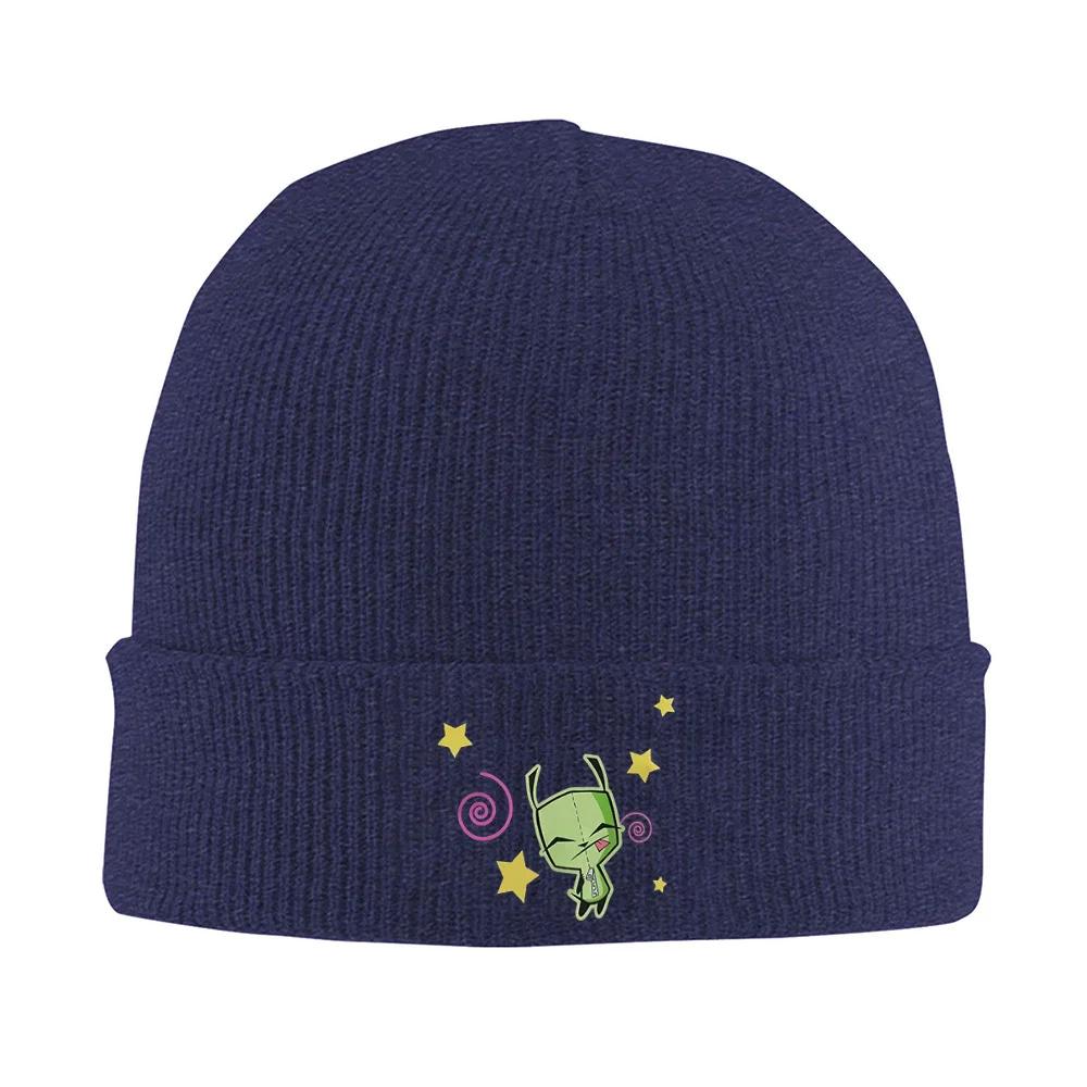 Alien characterstarspink spiral shapefunny Unisex Women Unisex Knitted Hat Beanie Pullover Cap Winter Thermal Warm Christma