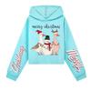 Kids Casual Fashion American Flag Printed Long Sleeve Hooded Sweatshirt