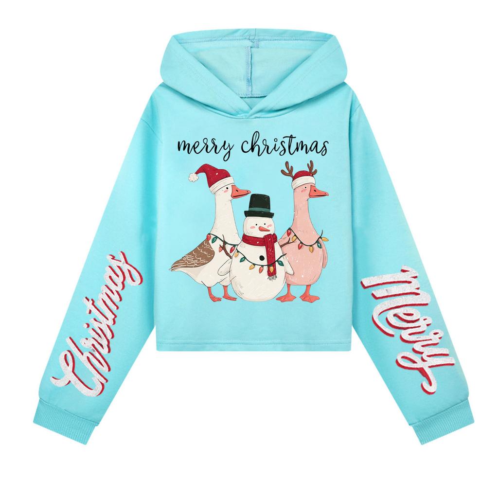 Kids Casual Fashion American Flag Printed Long Sleeve Hooded Sweatshirt