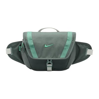 Casual Sports Zipper Flap Detachable Shoulder Strap Waist Bag Unisex Waist Bag Green Silver Stadium-Green DJ9681-338