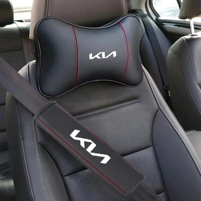 NAQF7 Poduszka Ochronna na Pasek Bezpieczeństwa Samochodowego Poduszka Podtrzymująca Szyję Zagłówek Dla Rio Ceed Sportage Cerato Soul Sorento Picanto