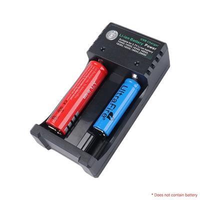 LED Göstergeli Çift Yuvalı 3.7V 16650 18650 Li-ion 14500 26650 Pil Şarj Cihazı