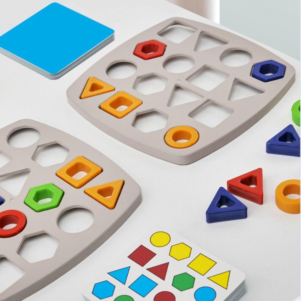 

Цвета, геометрические формы, соответствующие головоломки, игрушки, соответствующие цветам, 3D-головоломки, подарок для детей