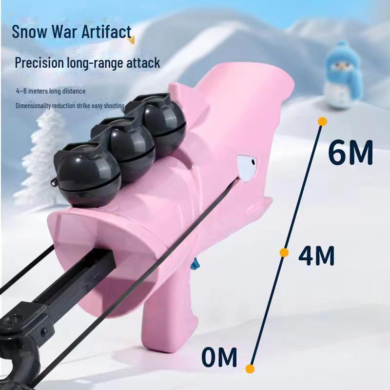 Lansator de bulgări de zăpadă Shark Cross-Border pentru joaca în zăpadă a copiilor