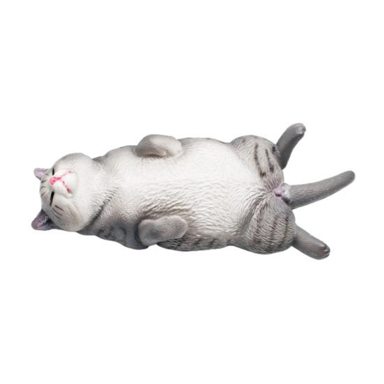 PVC Simulated Cat Model Miniature Kitten Figurine Statue Sculpture Educational Animal Toy Desktop Decoration