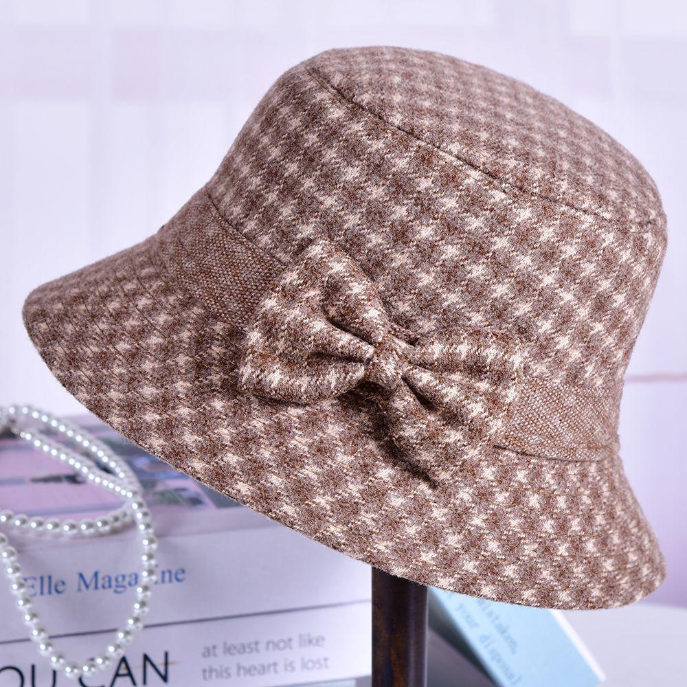 Classic Wool Beret For Middleaged Women With Warmth And Windproof Features For Autumn And Winter Wear