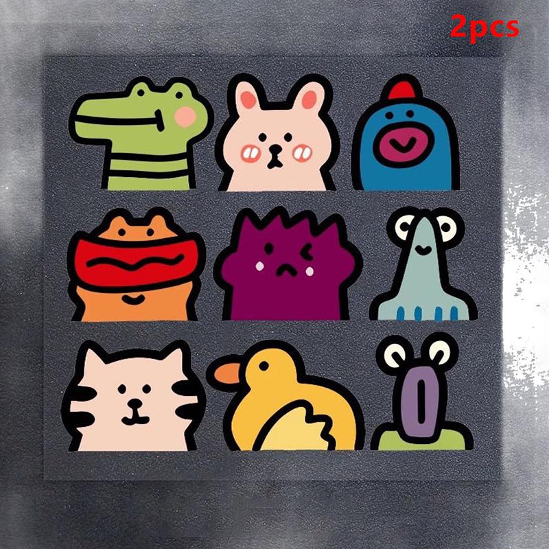 Car Personality Creative Sticker Cute Animal Car Sticker Cartoon Scratch Occlusion Sticker Motorcycle Body Decoration Waterproof