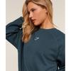Gymshark Training Oversized Fleece Sweatshirt Gs Stealth Blue B5a9r Ud6s
