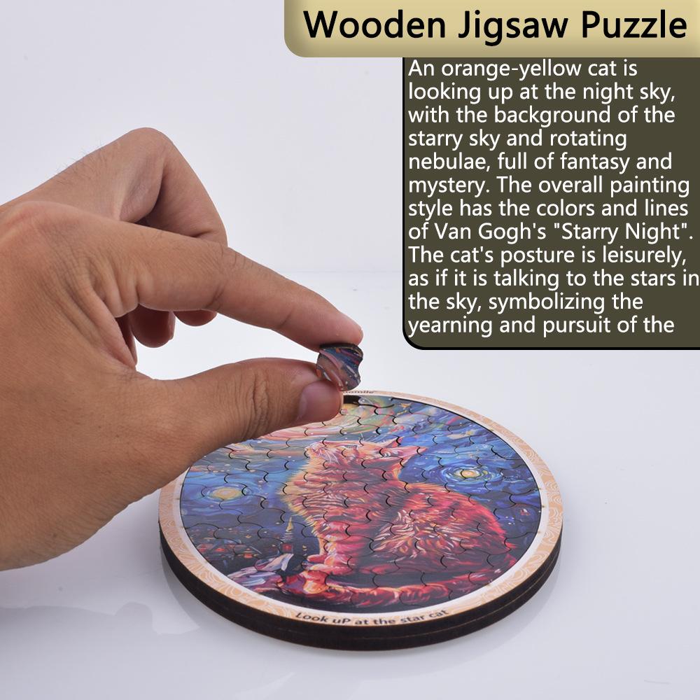 Vzdělávací hračky, dřevěné puzzle, dárky k narozeninám jsou vhodné pro rodinná setkání, neformální vzdělávací hračky