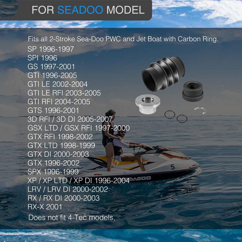 For Sea Doo Carbon Seal Drive Line Rebuild Kit & Boot All Outboard 717 720 787 800 951 SPX XP GTX GSX Boat Accessories