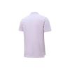 Puma Solid Color Logo Print Casual Short Sleeve Polo Unisex Tops Purple 537039-17