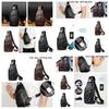 Barnoroo New Men's Casual Chest Bag Fashionable Crossbody Bag With Usb Port Trendy Men's Bag