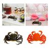 Realistic Artificial Chinese Mitten Crabs Realistic Artificial Crabs Decors for Festival Parties Kitchen Ornamentation