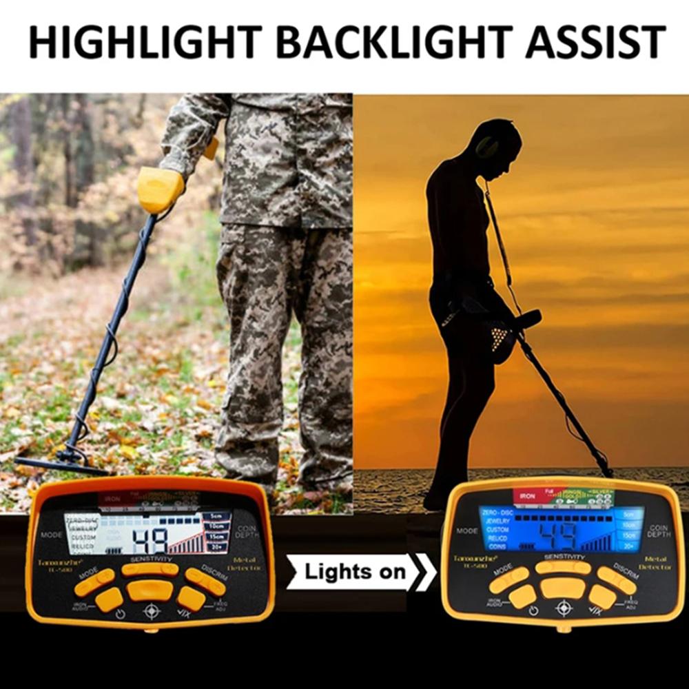 TC-500 Metal Detector 100CM (battery not included) Underground professional gold detector Adult treasure hunting location