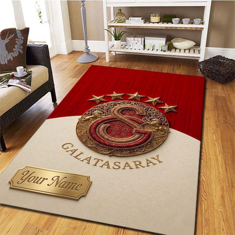 Galatasaray S Custom Name Carpet Rug for Living Room Bedroom Home Sofa Decoration,Kids play Non-slip Floor Mat