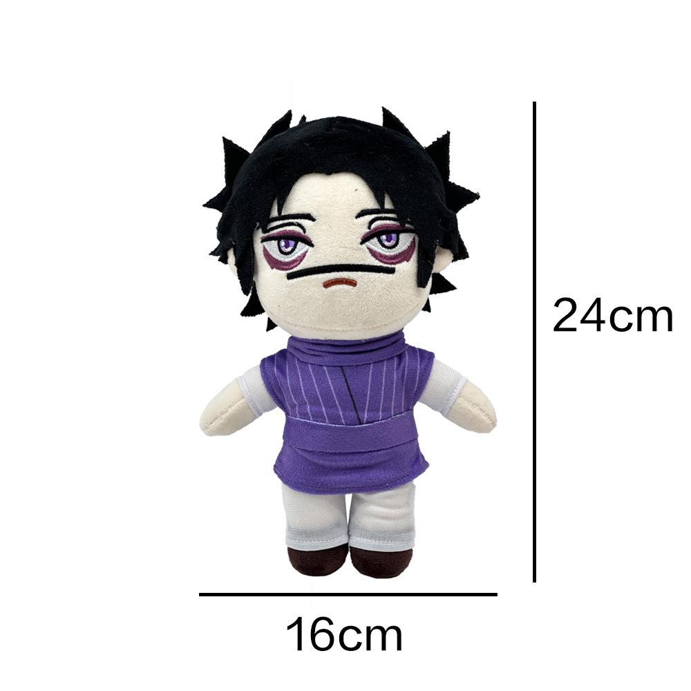 24cm JJK Plush Dolls Kugisaki Nobara Watermelon Sitting Geto Suguru Prison Realm Plush Anime Soft Stuffed Cartoon Toys Kids Gift