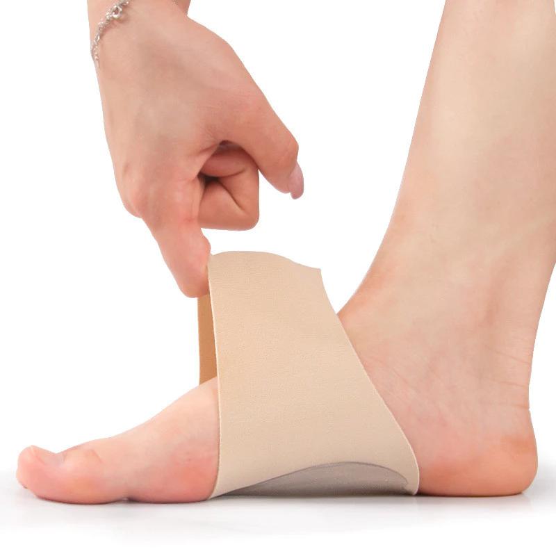1 Pair Arch Support Cushioning Wrap Men's & Women's Plantar Pain Relief Orthotic Insert Compression Sleeve