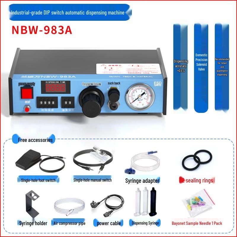 Lanbaowan Fully/Semi-Automatic UV/Silicone Potting & Dispensing Machine with Manual Controller