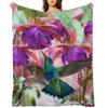 Hummingbird Throw Blanket Furry Kid'S Thin Stuffeds Blankets