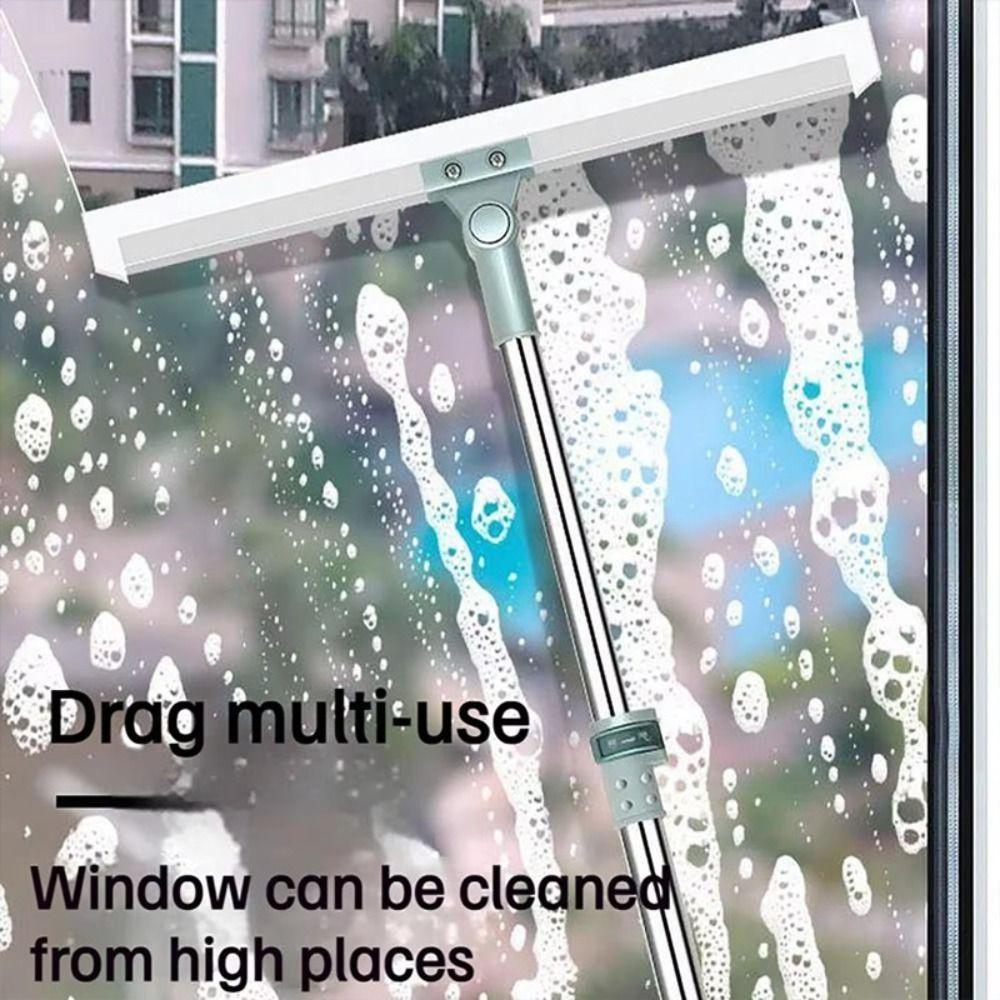 Silikon Bodenabzieher Einziehbarer Bodenwischer Besen für Saubere Wasserflecken Haare Essentiell