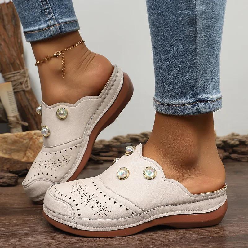 Fashionable Comfortable Slippers Summer New Slip on Designer Shoes Outdoor Women Slippers Banquet Beach Sandals Slides Women