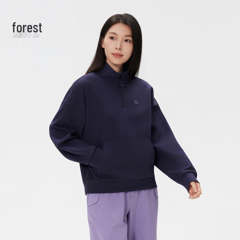 KOLON SPORT Women s Half-Zip Knit Sweatshirt S